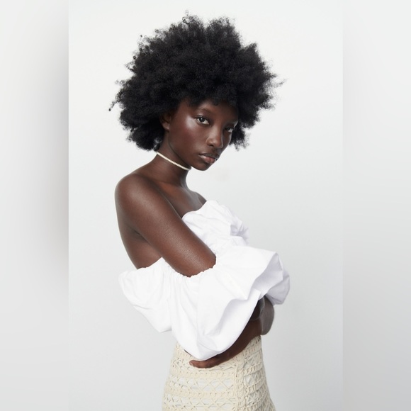 NWT ZARA RUFFLED BODYSUIT - Picture 3 of 12